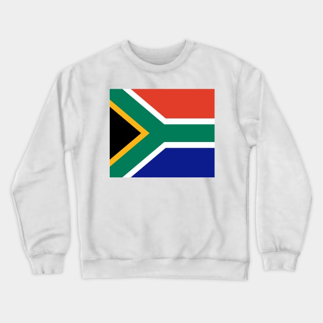 South Africa flag Crewneck Sweatshirt by flag for all